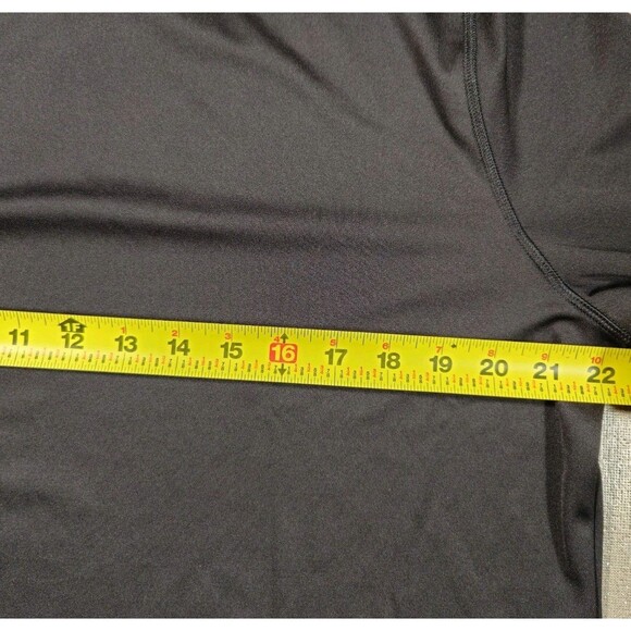 Reebok T Shirt Supremium Size 2X 18-20W Black Long Sleeve Training - Picture 4 of 6